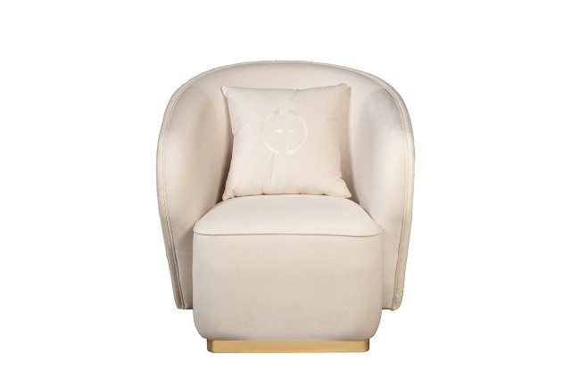 Кресло Olten, велюр кремовый 86*86*90см (без канта) (TT-00014757)