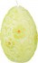 Свеча "яйцо" салатовая высота=11 см. Adpal (348-518)
