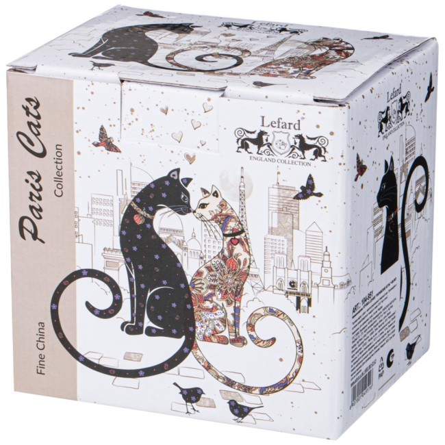 Кружка lefard "парижские коты" 400 мл Lefard (104-951) Кружка lefard "парижские коты" 400 мл Lefard (104-951)