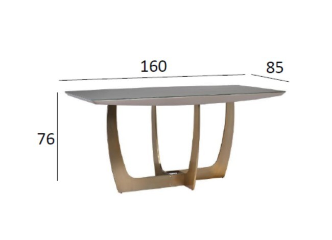 Стол обеденный Space S 160*85*76см (TT-00004067) Стол обеденный Space S 160*85*76см (TT-00004067)