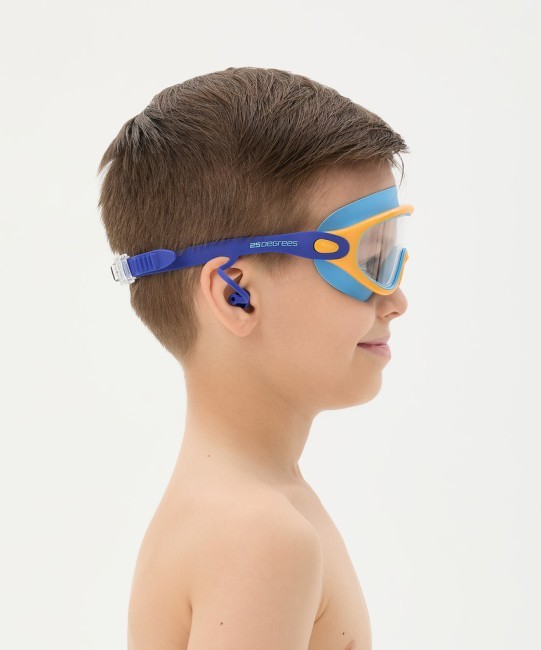 Очки-маска для плавания с берушами 25DEGREES Fusion Navy/Blue/Orange, детский (2125369) Очки-маска для плавания с берушами 25DEGREES Fusion Navy/Blue/Orange, детский (2125369)