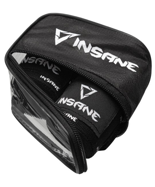 Бинт боксеркий INSANE PRINT, хлопок/нейлон, черный, 2,5 м (2108810)