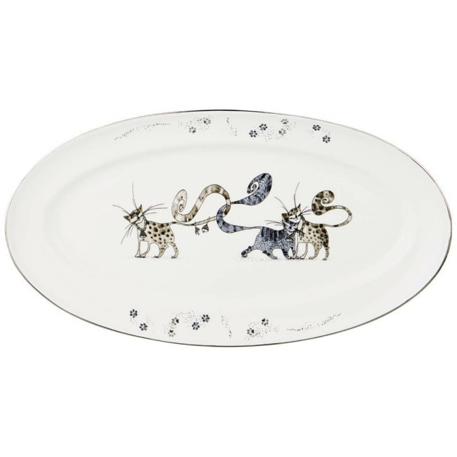 Блюдо овальное lefard "котики" 27*15 см Lefard (86-2319) Блюдо овальное lefard "котики" 27*15 см Lefard (86-2319)