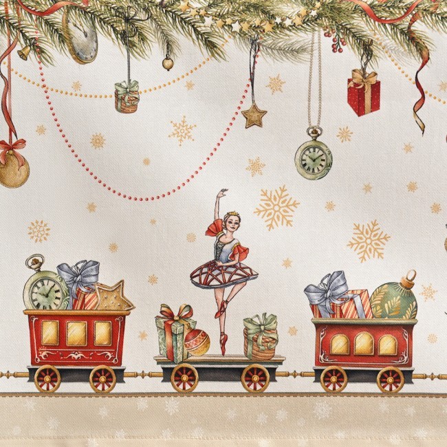 Скатерть "щелкунчик" 160х220см бежевый,100% хлопок,твил Lefard (850-757-21)