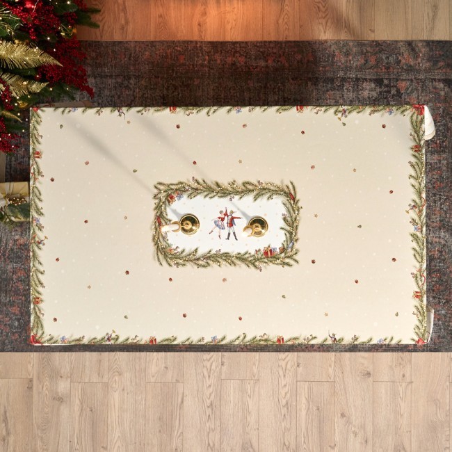 Скатерть "щелкунчик" 160х220см бежевый,100% хлопок,твил Lefard (850-757-21)