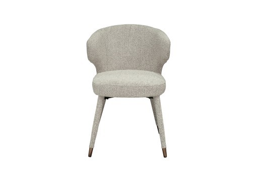 Стул обеденный шенилл белый 55*62*77см (TT-00014502)