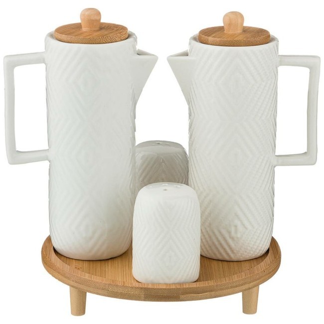 Набор для специй lefard "native" 4пр. 300 мл. на подставке 16,5*16,5 см. в=19 см. Lefard (587-140)