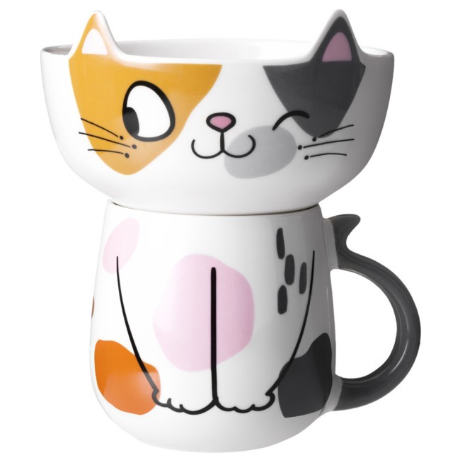 Набор для завтрака lefard "cat", 2 пр.: салатник 500мл, кружка 450мл Lefard (260-1081) Набор для завтрака lefard "cat", 2 пр.: салатник 500мл, кружка 450мл Lefard (260-1081)