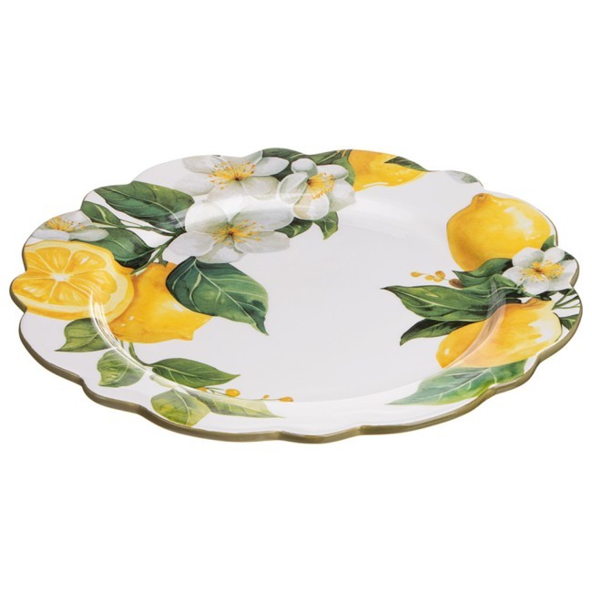 Тарелка обеденная lefard "лемон три" 27*2 см Lefard (358-2396)