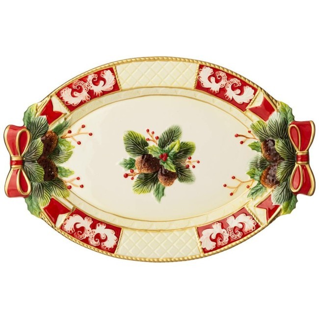 Блюдо lefard "елка" овальное 43,5*29*4см Lefard (59-692)