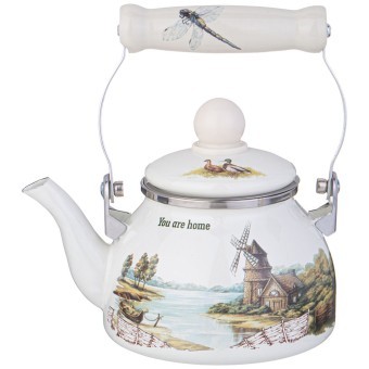 Чайник agness эмалированный со съемным фильтром из нжс серия "family house", 0,85 л Agness (943-060) Чайник agness эмалированный со съемным фильтром из нжс серия "family house", 0,85 л Agness (943-060)