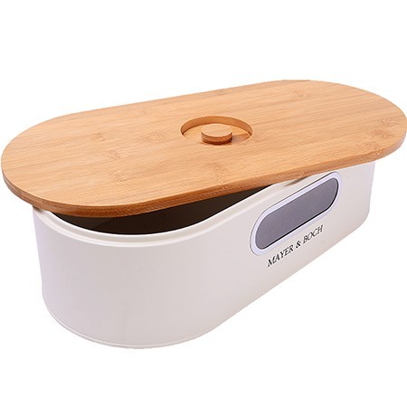 Хлебница с крышкой 44х21х12см металл/бамбук Mayer&Boch (40556) Хлебница с крышкой 44х21х12см металл/бамбук Mayer&Boch (40556)