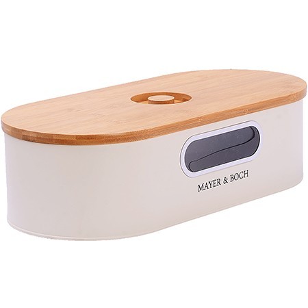 Хлебница с крышкой 44х21х12см металл/бамбук Mayer&Boch (40556) Хлебница с крышкой 44х21х12см металл/бамбук Mayer&Boch (40556)
