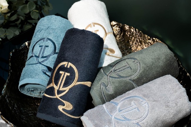 Полотенце Мелодия модал голубое 50*90 (TT-00011315)