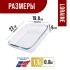 Жаровня стекло в коробке 1,1л 21х18,5х5см LR (31049)
