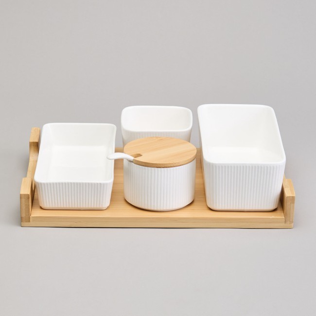 Набор сервировочный lefard "native" 4 пр. на подставке Lefard (761-136)