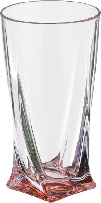 Набор стаканов для сока из 6 шт. "квадро декорейшн 72т76" 350 мл высота=15 см CRYSTALITE (669-034)
