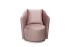 Кресло Verona/VD вращающееся, велюр розовый Colt007-ROS/хром 70*77*80см (TT-00014713)