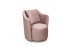 Кресло Verona/VD вращающееся, велюр розовый Colt007-ROS/хром 70*77*80см (TT-00014713)
