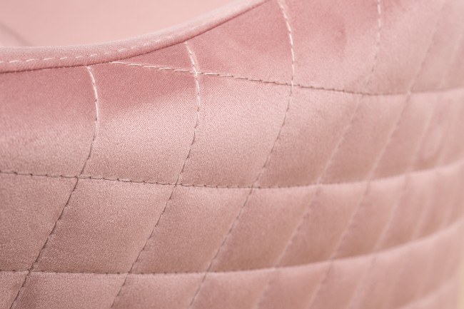 Кресло Verona/VD вращающееся, велюр розовый Colt007-ROS/хром 70*77*80см (TT-00014713)