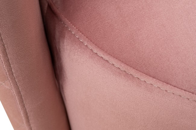 Кресло Verona/VD вращающееся, велюр розовый Colt007-ROS/хром 70*77*80см (TT-00014713)