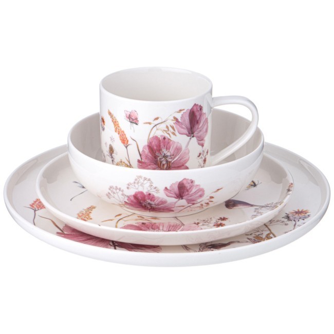 Набор посуды обеденной lefard "flowers" на 4 пер. 16 пр. Lefard (577-202) Набор посуды обеденной lefard "flowers" на 4 пер. 16 пр. Lefard (577-202)