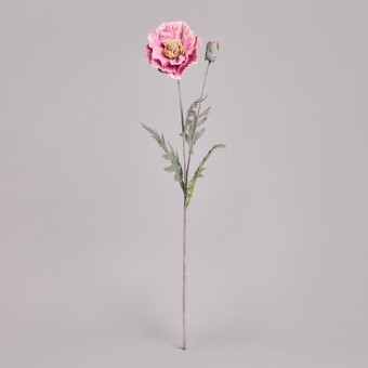 Цветок искусственный "мак" высота=72см. Lefard (287-571)