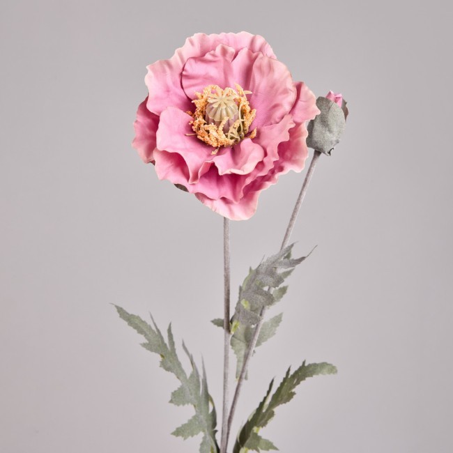 Цветок искусственный "мак" высота=72см. Lefard (287-571) Цветок искусственный "мак" высота=72см. Lefard (287-571)