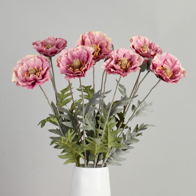 Цветок искусственный "мак" высота=72см. Lefard (287-571) Цветок искусственный "мак" высота=72см. Lefard (287-571)