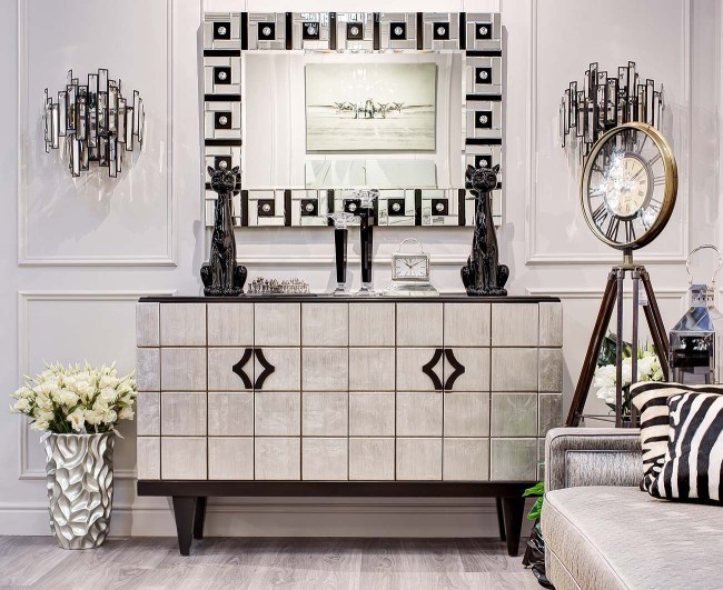 Подсвечник "хрустальный" 8*8*43 (00001736)