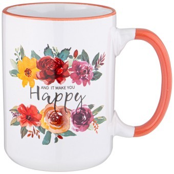 Кружка lefard "happy" 430мл Lefard (260-837) Кружка lefard "happy" 430мл Lefard (260-837)