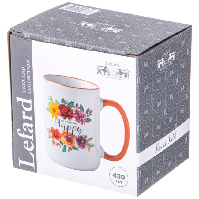 Кружка lefard "happy" 430мл Lefard (260-837)