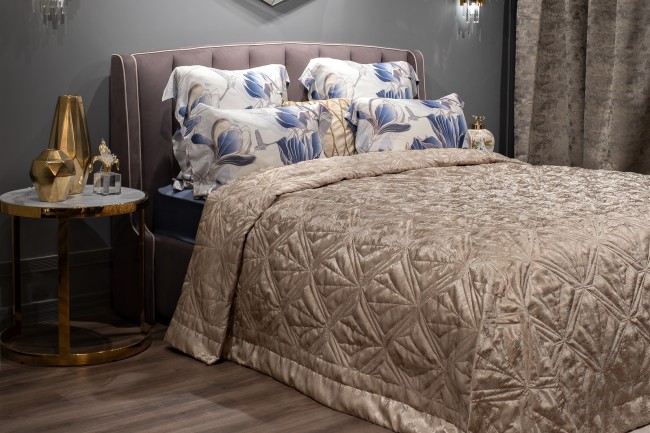 Покрывало Houston Кристалло 260*260 со стежкой (TT-00015215) Покрывало Houston Кристалло 260*260 со стежкой (TT-00015215)