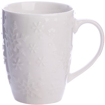 Кружка 340мл с рельефом White LR (9-31351-1)