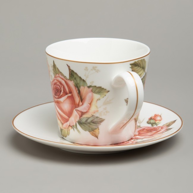 Чайная пара lefard "корейская роза" 300 мл Lefard (590-675) Чайная пара lefard "корейская роза" 300 мл Lefard (590-675)