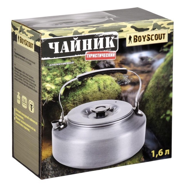 Чайник туристический Boyscout 1,6л. 61169 (57102) (53282) Чайник туристический Boyscout 1,6л. 61169 (57102) (53282)