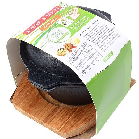 Кастрюля 0,3л с/кр дер/под чугун МВ (26801)