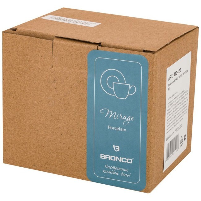 Кружка bronco "mirage" 380 мл синяя Bronco (410-122)