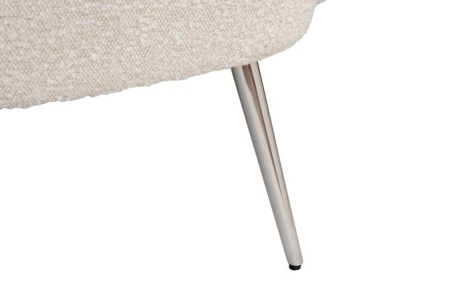 Кресло букле кремовое 72*75*76см мет.ножки (TT-00006367) Кресло букле кремовое 72*75*76см мет.ножки (TT-00006367)