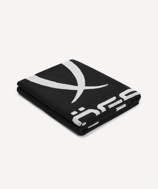 Полотенце спортивное JÖGEL ESSENTIAL Towel L, 70х140, черный/белый (2117708)