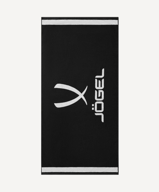 Полотенце спортивное JÖGEL ESSENTIAL Towel L, 70х140, черный/белый (2117708)