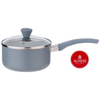 Ковшик agness "арктик" антип. покр. ручка soft touch и стекл. крышкой 1000 мл 14*7 см Agness (906-251) Ковшик agness "арктик" антип. покр. ручка soft touch и стекл. крышкой 1000 мл 14*7 см Agness (906-251)