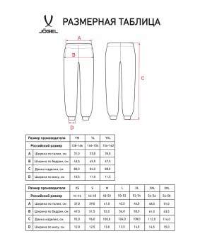 Брюки JOGEL ESSENTIAL Cotton Pants, черный (2117158)