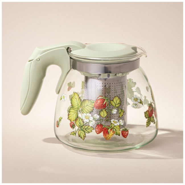 Заварочный чайник agness с фильтром "земляника" 900 мл. Agness (885-108) Заварочный чайник agness с фильтром "земляника" 900 мл. Agness (885-108)