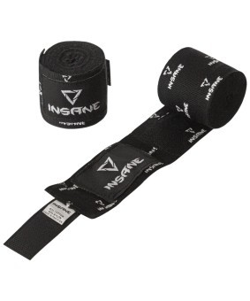 Бинт боксеркий INSANE PRINT, хлопок/нейлон, черный, 3,5 м (2108811) Бинт боксеркий INSANE PRINT, хлопок/нейлон, черный, 3,5 м (2108811)