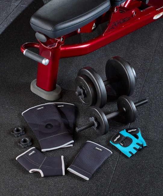 Диск пластиковый BASEFIT BB-203 d=26 мм, черный, 0,5 кг (1483988)