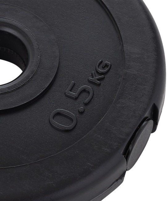Диск пластиковый BASEFIT BB-203 d=26 мм, черный, 0,5 кг (1483988)