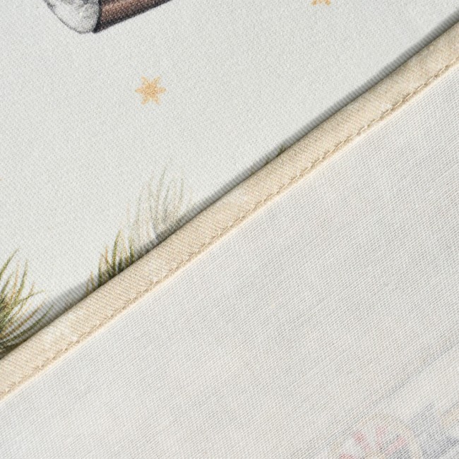 Скатерть  овальная  "щелкунчик" ,140х180см ,бежевый, 100% хлопок ,твил Lefard (850-757-4)