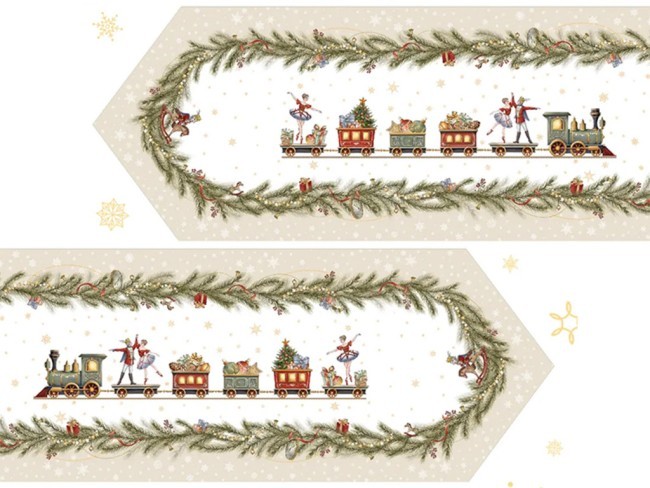 Дорожка на стол "щелкунчик", 45х145см, бежевый, 100% хлопок,твил Lefard (850-757-3)