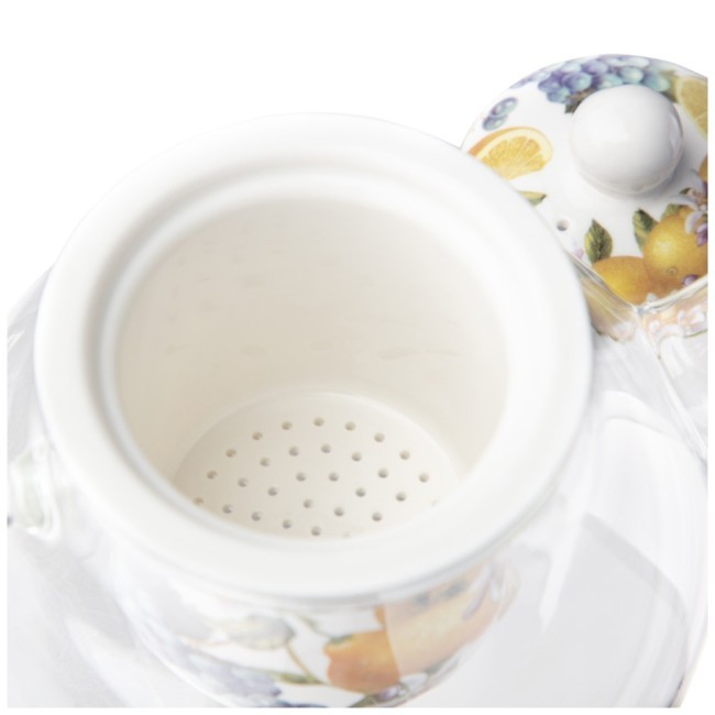 Чайник стеклянный с ситом lefard "фрукты" 500 мл Lefard (104-800)